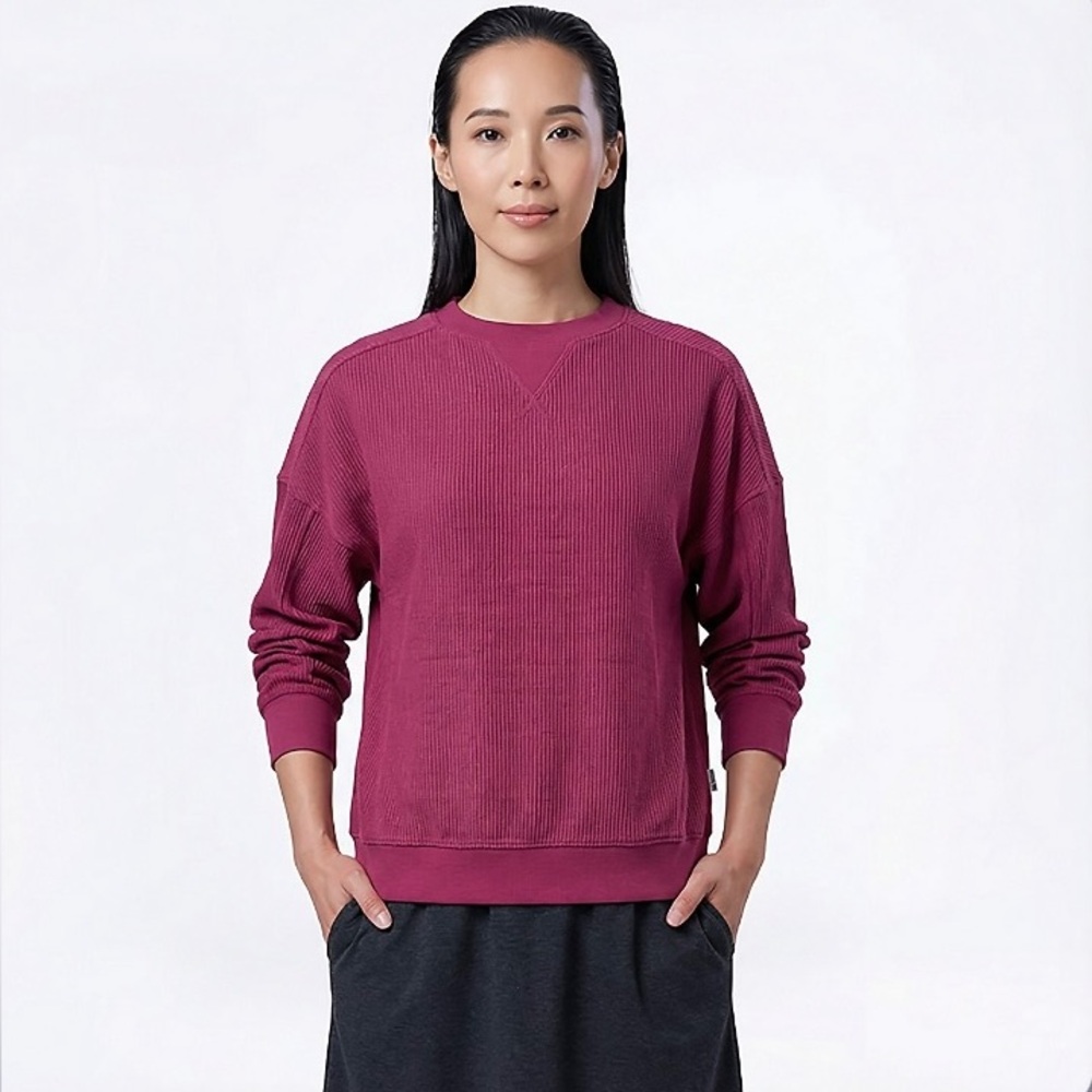 Magellan Outdoors Women's Campfire Crew Neck Ribbed Pullover Size Large